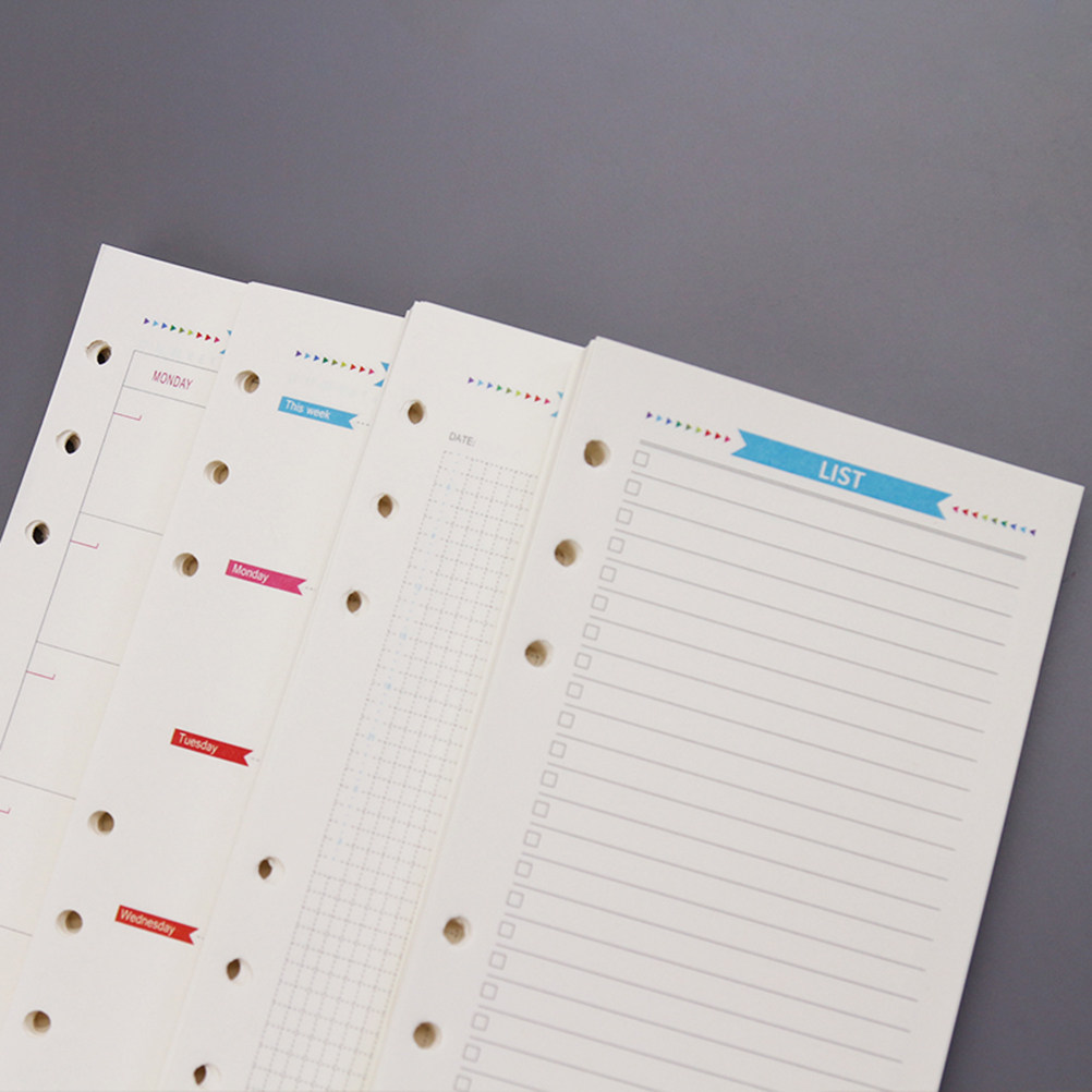 Travel Notebook Journal - 40 ورقة A6 مسطرة قابلة لإعادة