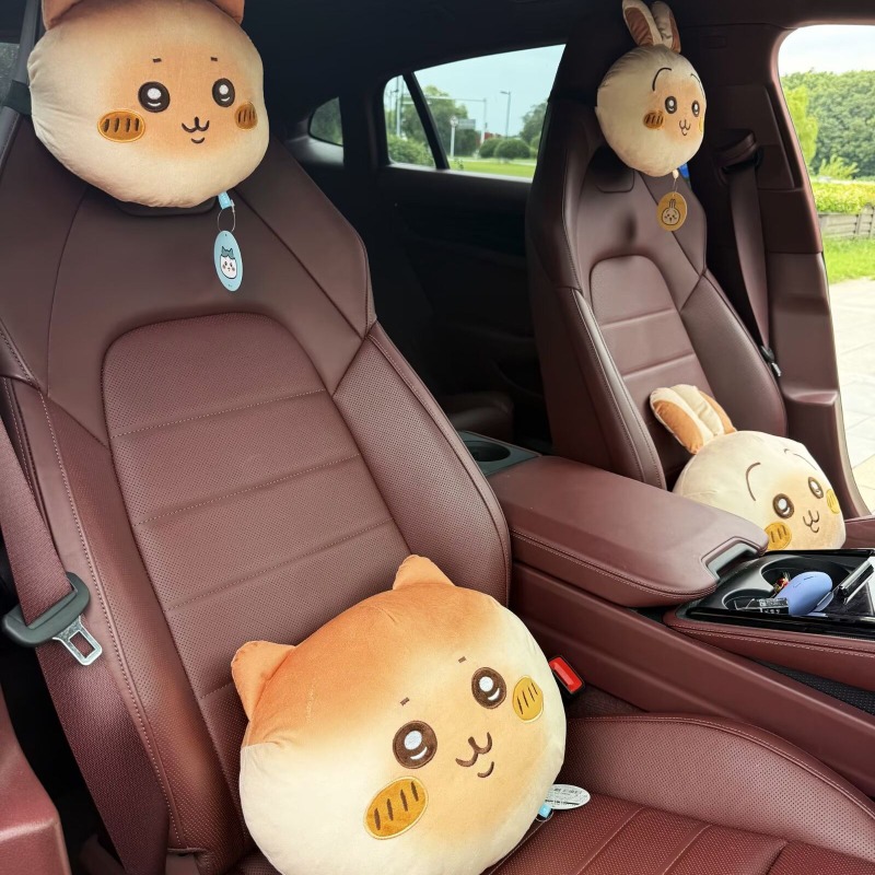 Travel Accessories Pillow - وسادة مقعد السيارة من أنيمي تشييكاوا،