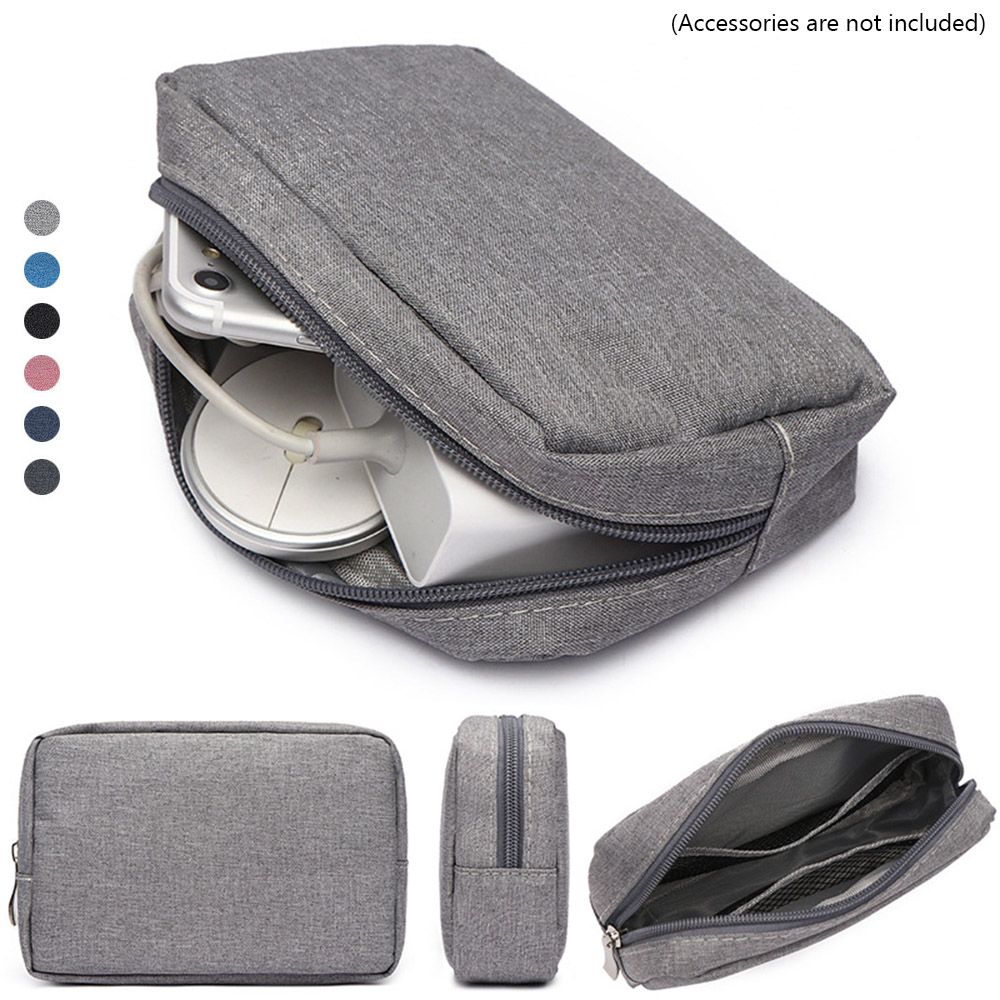 Travel Accessories Organizer Bag - منظم السفر، حقيبة تخزين للأجهزة الإلكترونية،