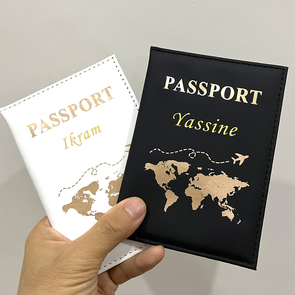Quality Travel Accessories - غطاء جواز سفر الطائرة المخصص اللطيف