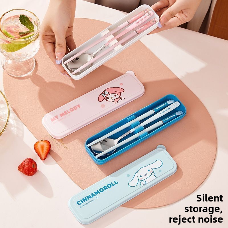 Travel Accessories Gift Set - طقم أدوات مائدة محمول بتصميم جمجمة