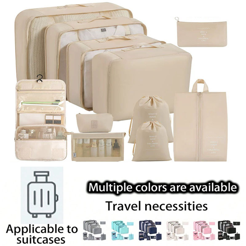 مجموعة حقائب تخزين للسفر 7/8/9 - مراجعة Travel Accessories Gift Set وسعره