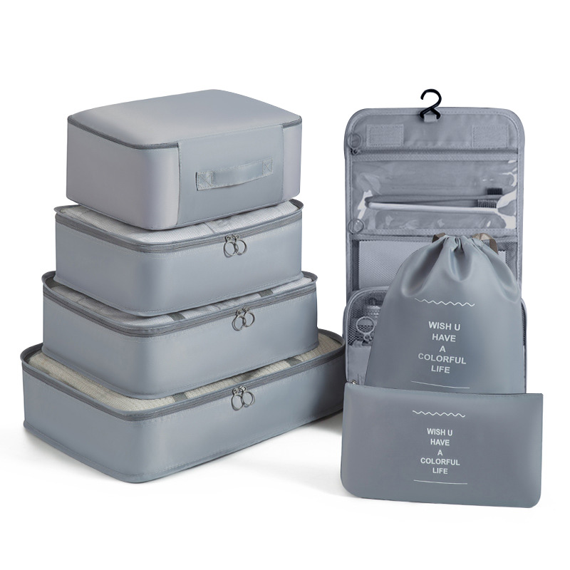 مجموعة حقائب تنظيم متعددة الأق - مراجعة Travel Accessories Gift Set وسعره