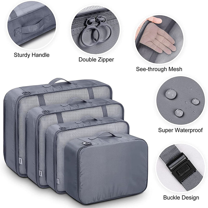 مجموعة حقائب تنظيم متعددة الأق - مراجعة Travel Accessories Gift Set وسعره