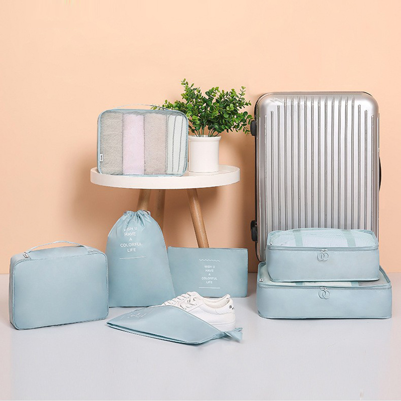 مجموعة من 7 حقائب تنظيم الأمتع - مراجعة Travel Accessories Gift Set وسعره