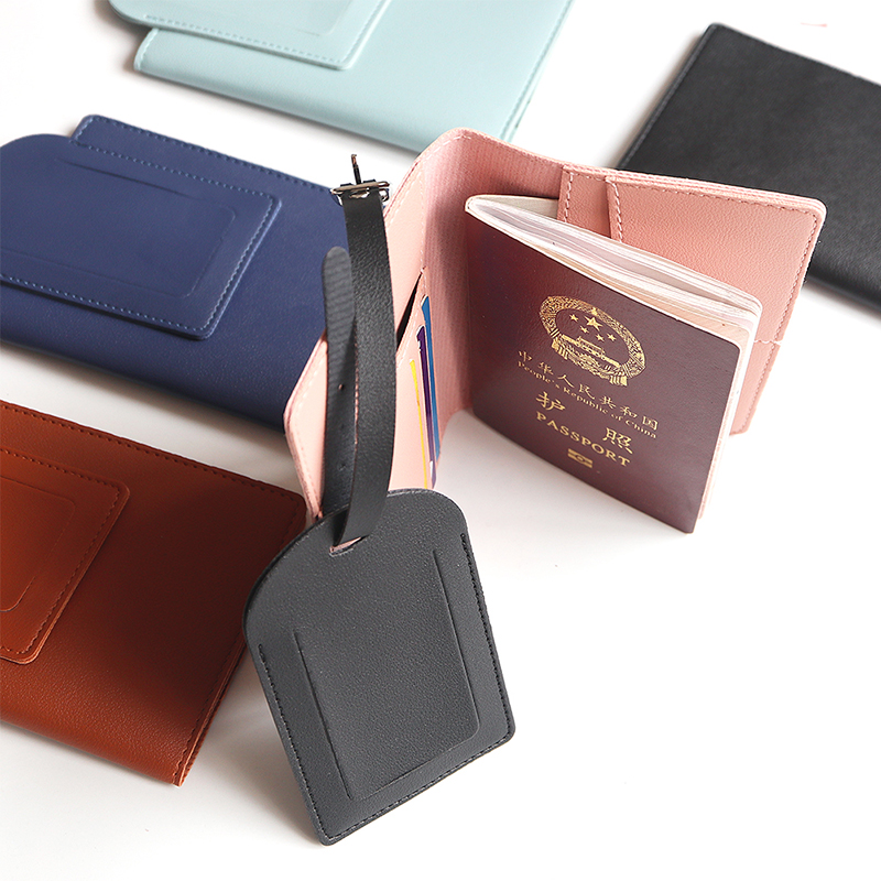 مجموعة حافظة جواز سفر جلدية مخ - مراجعة Travel Accessories Gift Set وسعره