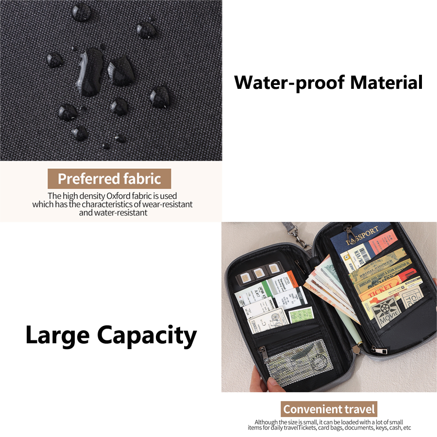 محفظة جواز السفر Rfid، حقيبة ح - مراجعة Travel Accessories Organizer Case وسعره