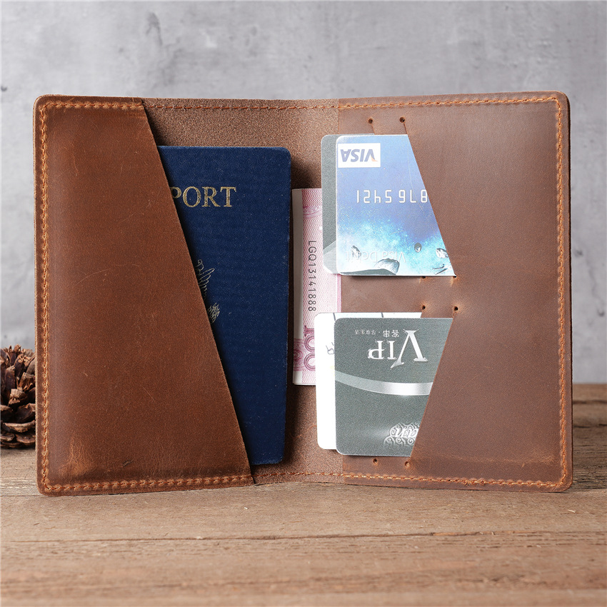 حقيبة جواز سفر جلدية للرجال، ح - مراجعة Travel Accessories Overseas وسعره