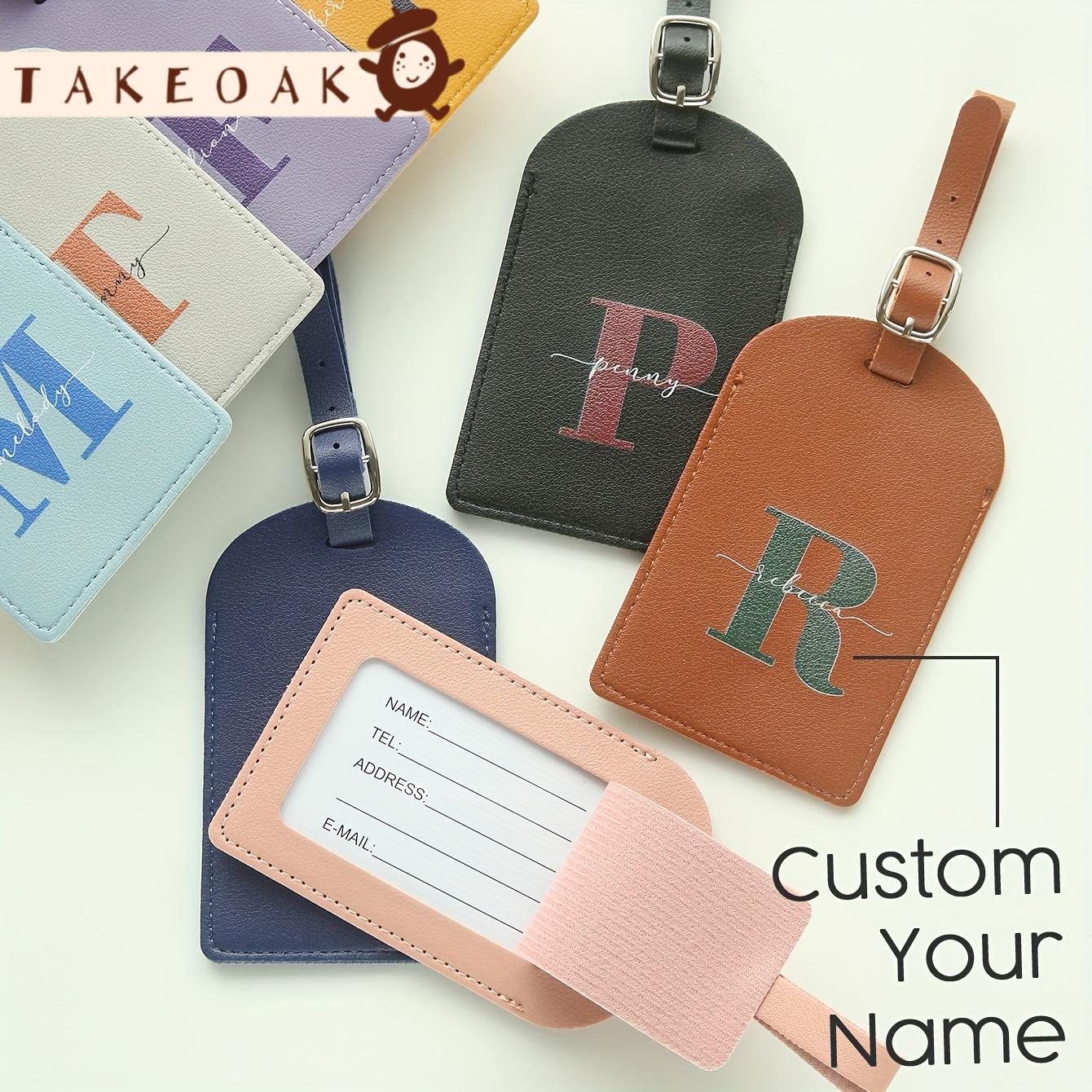 بطاقة أمتعة جلدية مخصصة بالاسم - مراجعة Travel Accessories Overseas وسعره