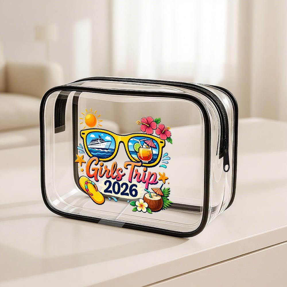 حقيبة مستحضرات تجميل شفافة من  - مراجعة Travel Accessories Best وسعره