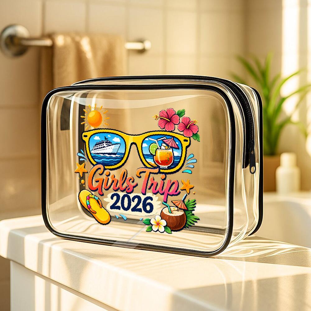 حقيبة مستحضرات تجميل شفافة من  - مراجعة Travel Accessories Best وسعره