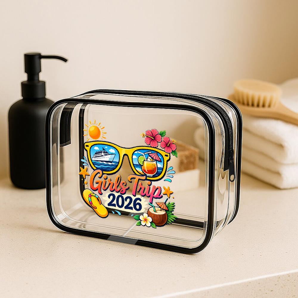 حقيبة مستحضرات تجميل شفافة من  - مراجعة Travel Accessories Best وسعره