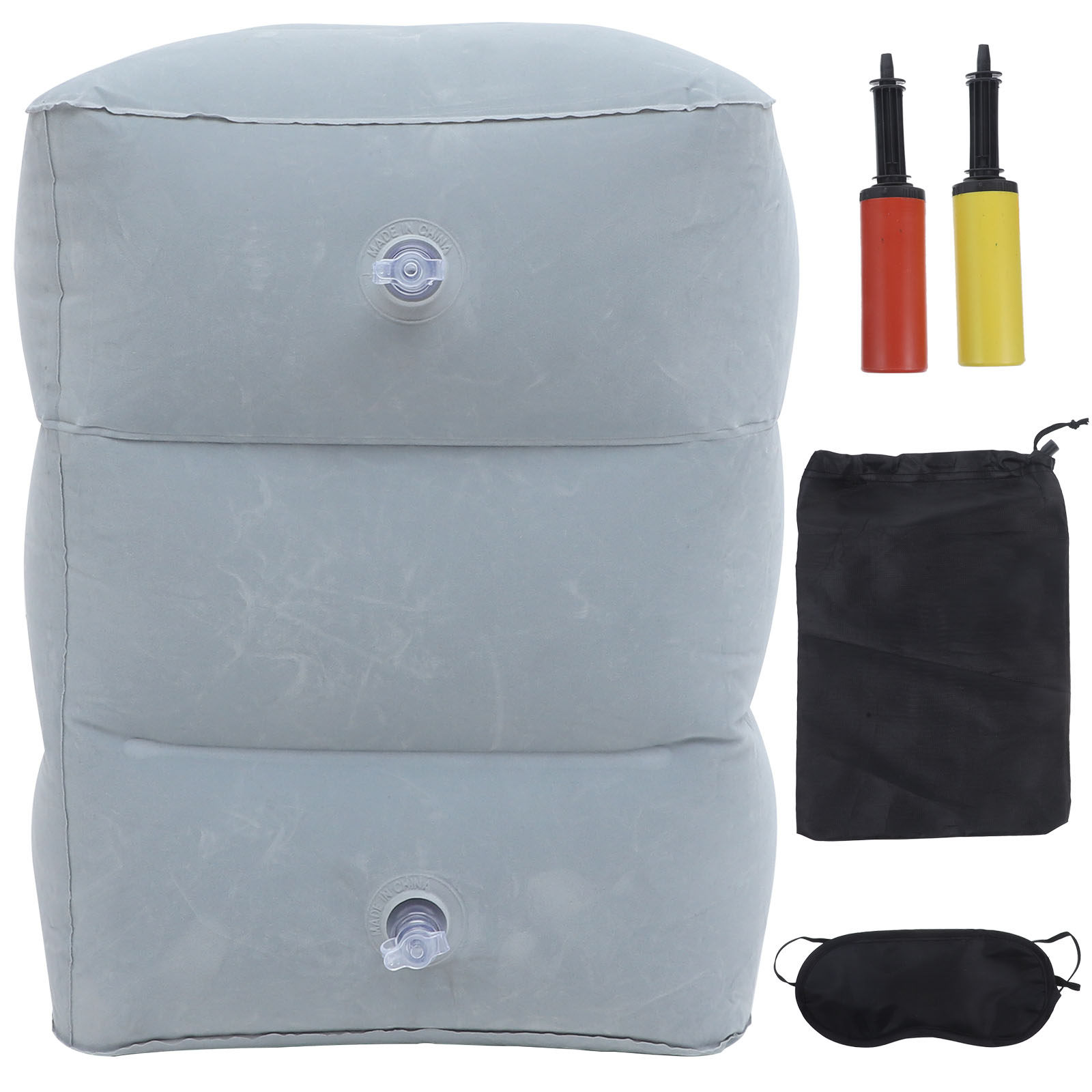 وسادة قابلة للنفخ لدعم القدمين - مراجعة Travel Accessories Pillow وسعره