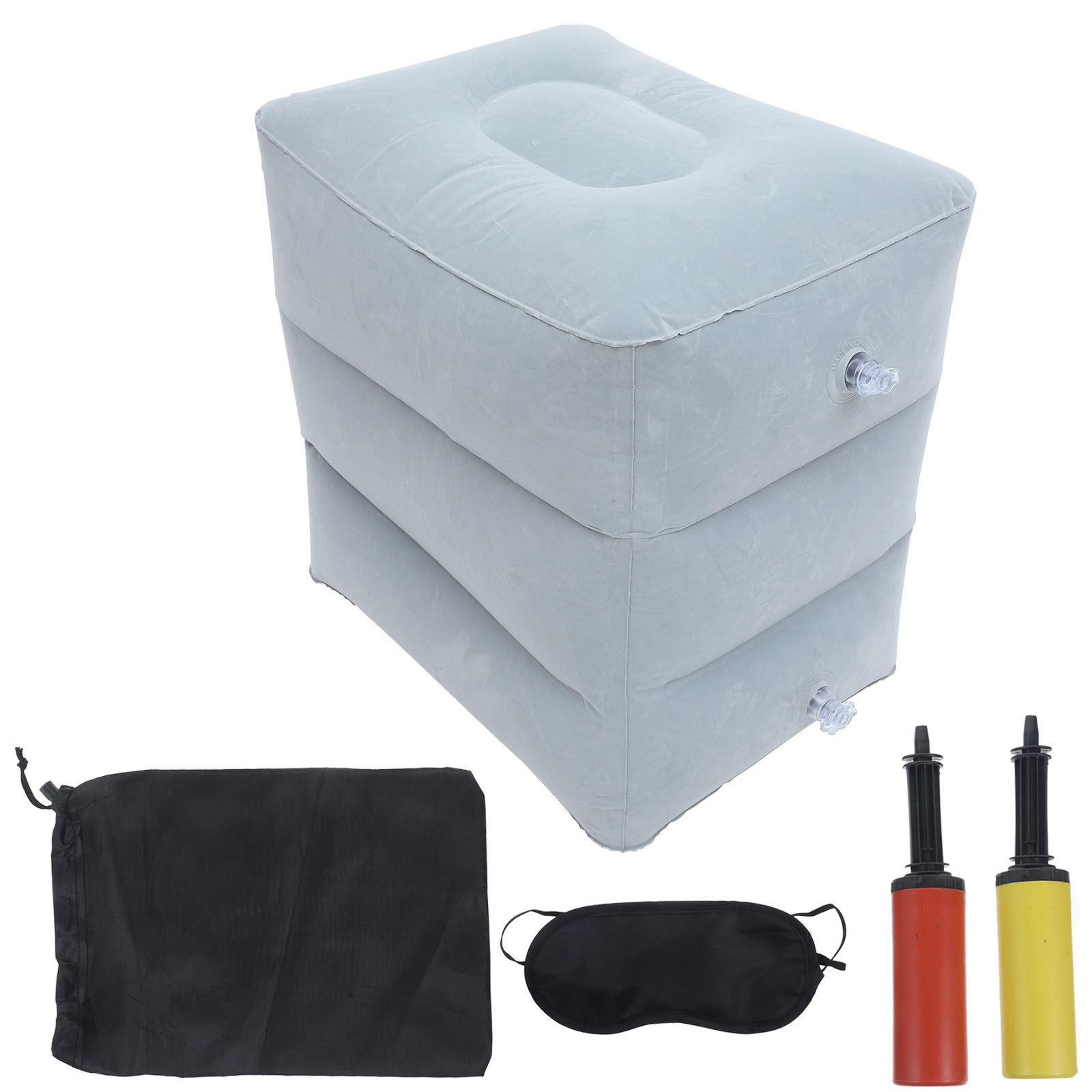 وسادة قابلة للنفخ لدعم القدمين - مراجعة Travel Accessories Pillow وسعره
