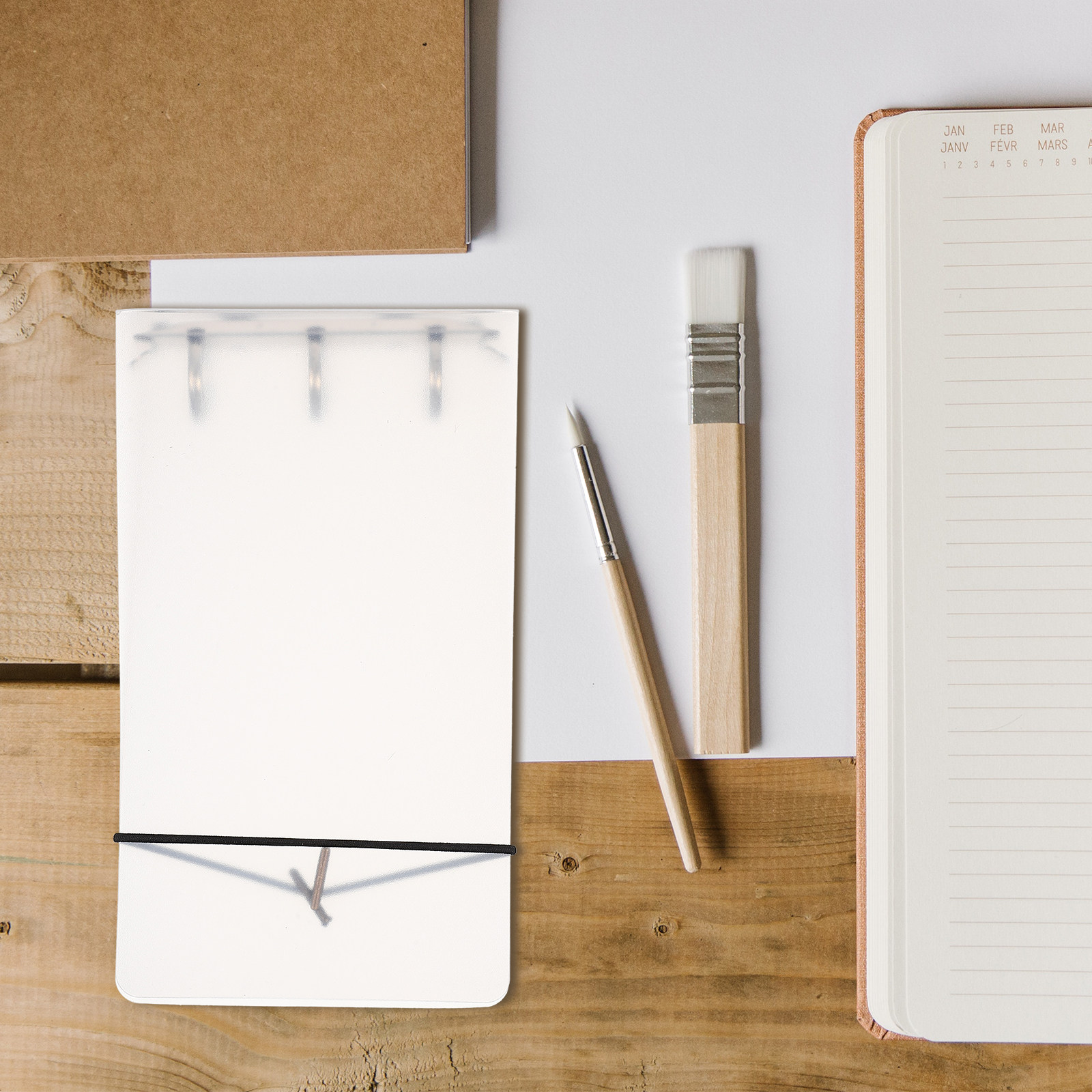 3 قطع من دفاتر الملاحظات الشفا - مراجعة Travel Notebook Journal وسعره