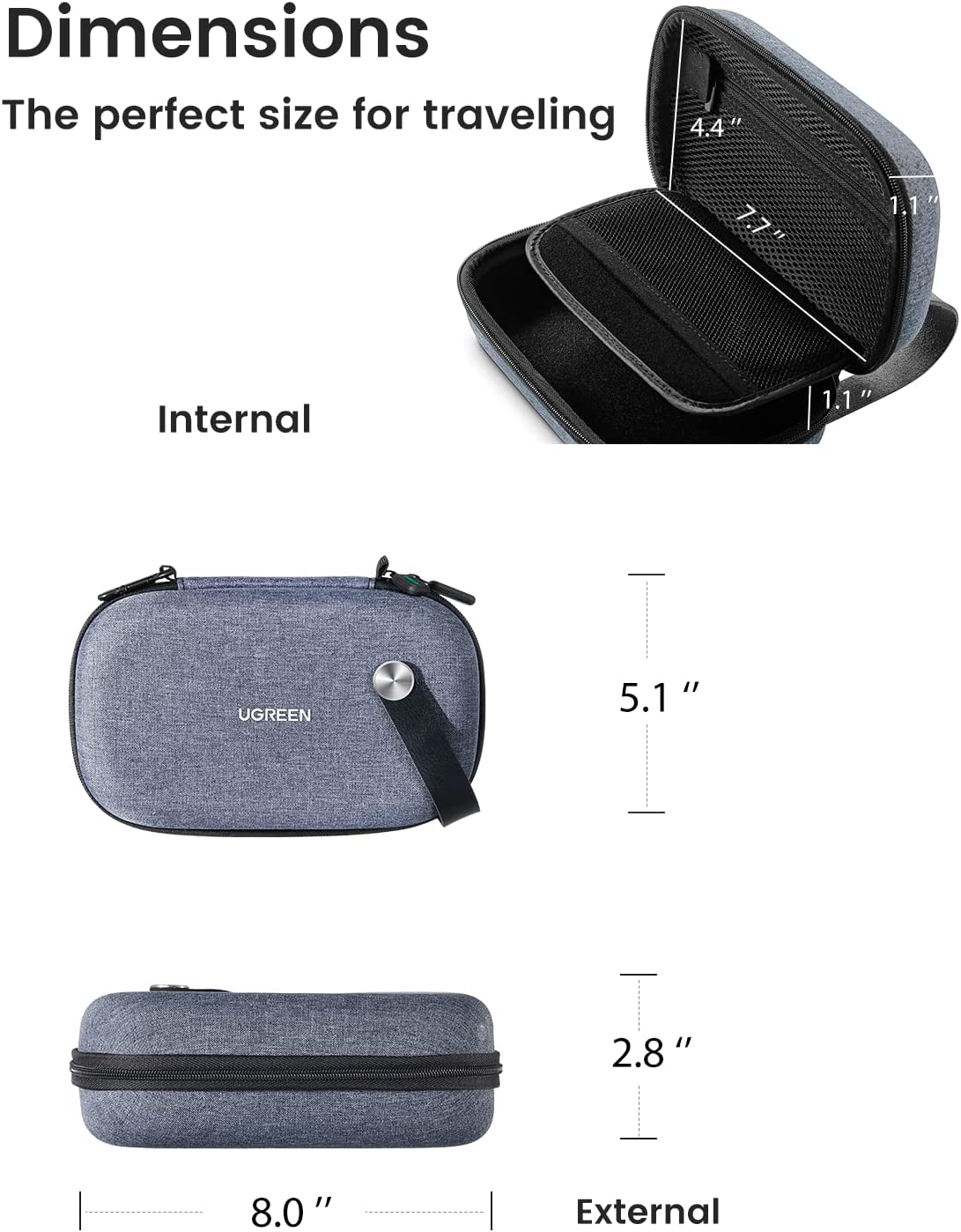 UGREEN Electronics Travel Orga - مراجعة Travel Accessories Organizer Case وسعره