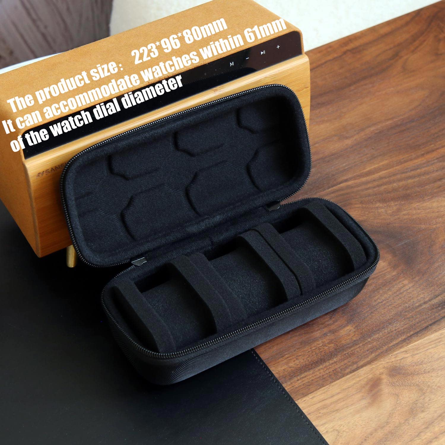 منظم صندوق الساعة للرجال أو ال - مراجعة Travel Accessories Organizer Case وسعره