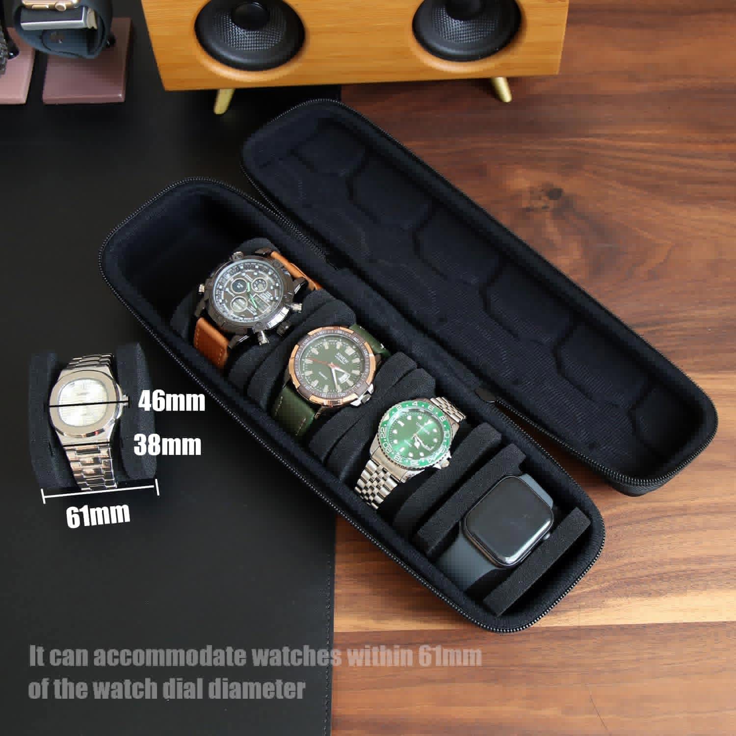 منظم صندوق الساعة للرجال أو ال - مراجعة Travel Accessories Organizer Case وسعره