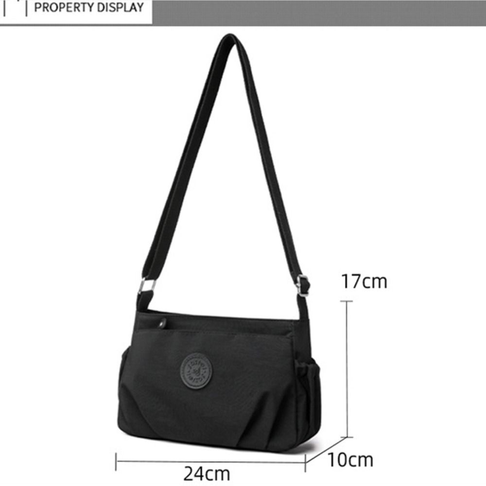 حقيبة كتف نسائية من قماش الناي - مراجعة Travel Accessories Organizer Bag وسعره