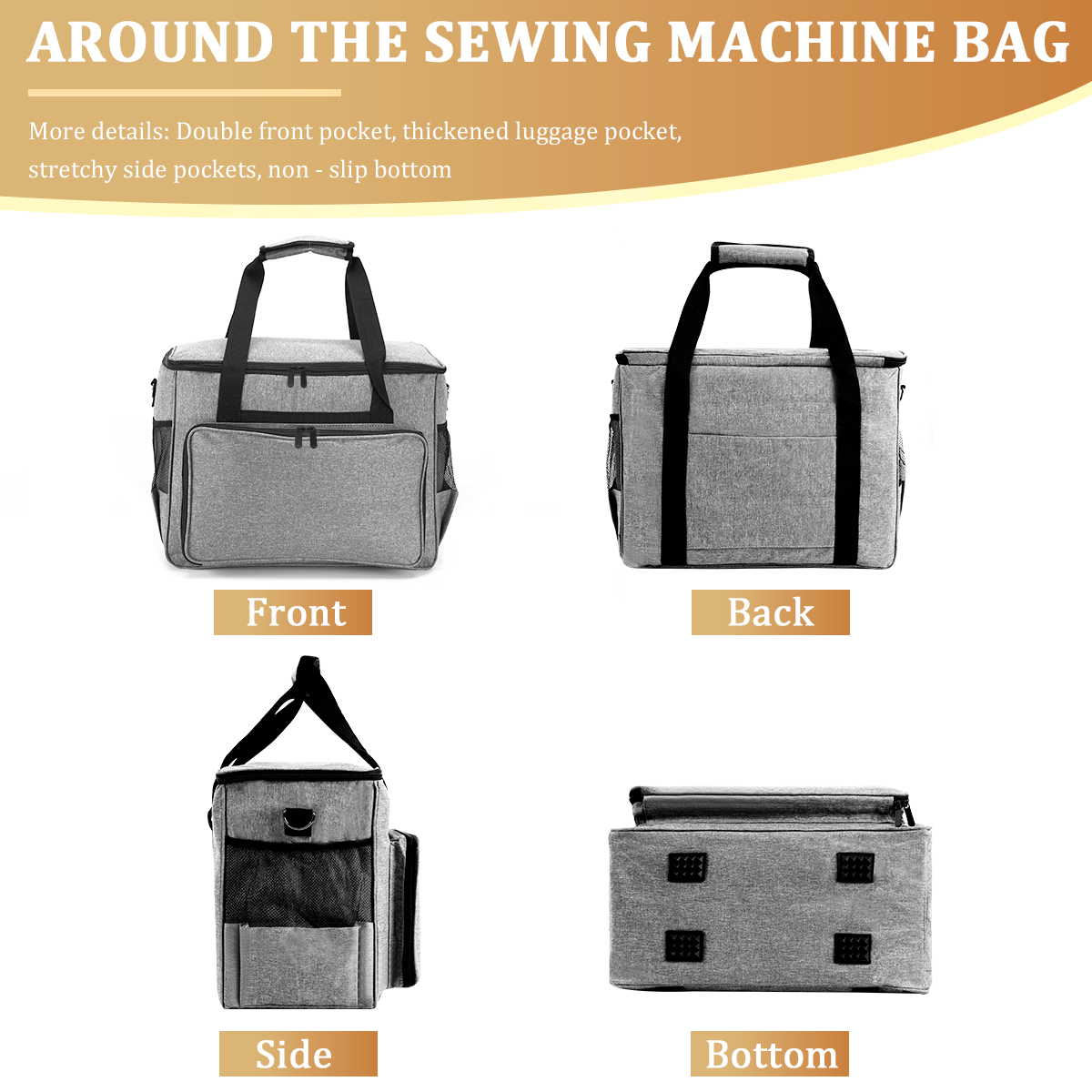 حقيبة حمل ماكينة الخياطة KOKNI - مراجعة Travel Accessories Organizer Bag وسعره