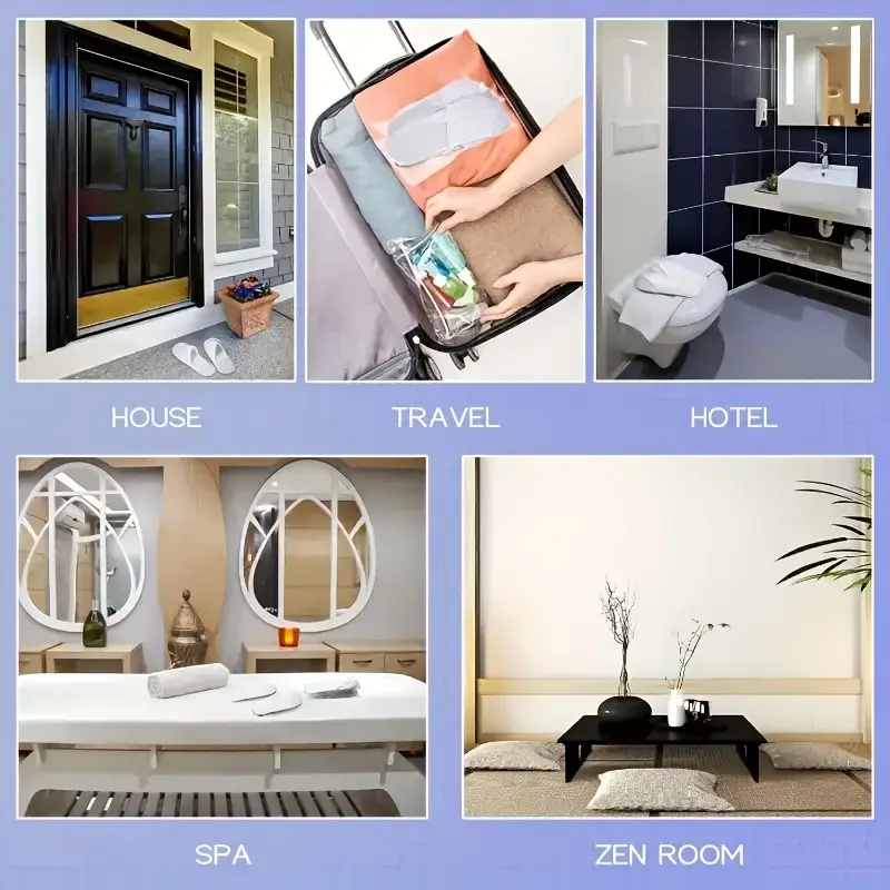 20/50 قطعة من شباشب الفنادق وا - مراجعة Quality Travel Accessories وسعره