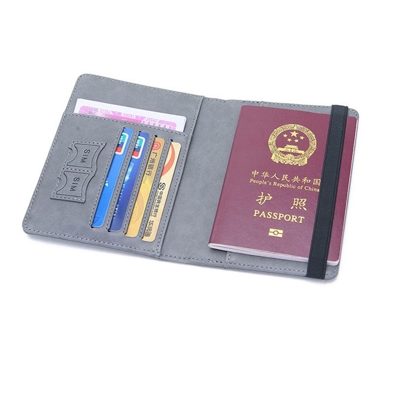 شريط مطاطي غطاء جواز سفر جلدي  - مراجعة Travel Accessories Organizer Case وسعره