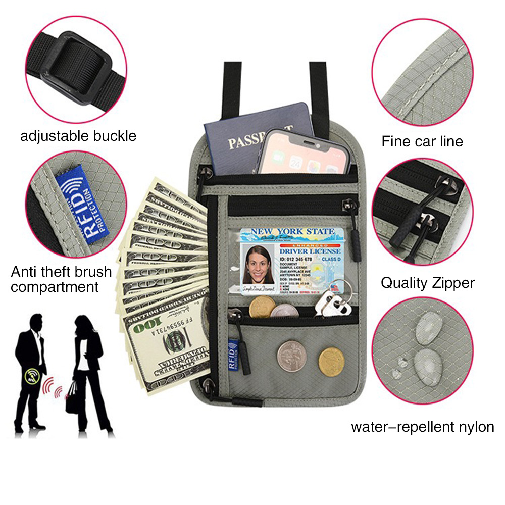 حقيبة عنق للسفر الخارجي مزودة  - مراجعة Travel Accessories Overseas وسعره