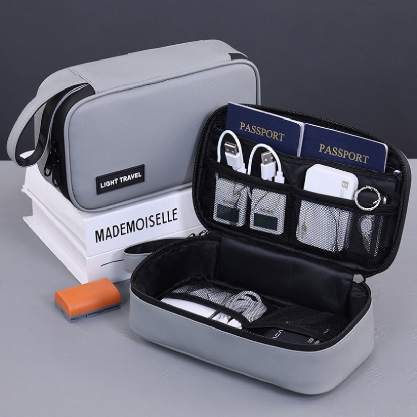 حقيبة تخزين رقمية خفيفة الوزن  - مراجعة Travel Accessories Organizer Bag وسعره