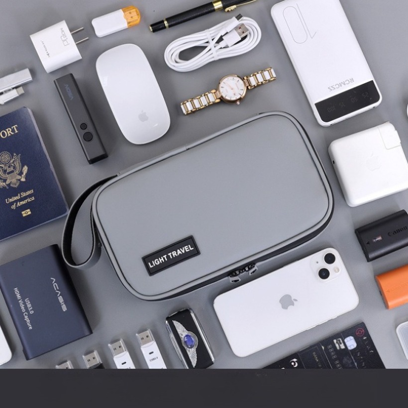 حقيبة تخزين رقمية خفيفة الوزن  - مراجعة Travel Accessories Organizer Bag وسعره