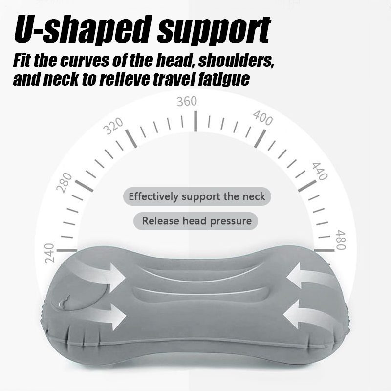 وسادة قابلة للنفخ للتخييم، خفي - مراجعة Travel Accessories Pillow وسعره
