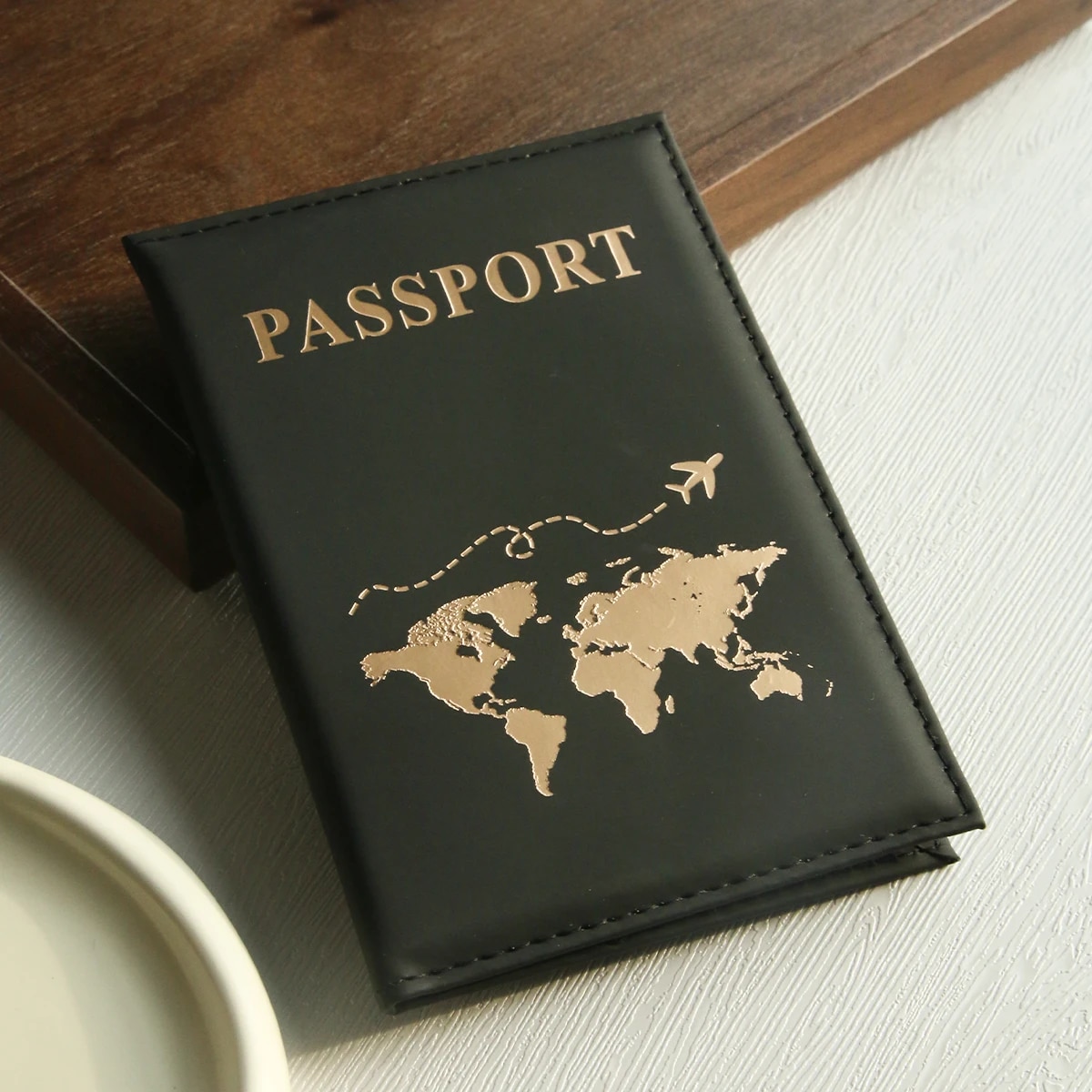 حافظة جواز سفر بنمط خريطة العا - مراجعة Travel Accessories In Store وسعره