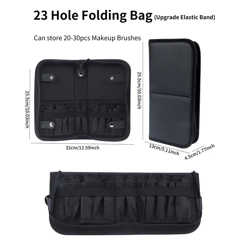 29/23 ثقوب طوي فرشاة للمكياج ح - مراجعة Travel Accessories Organizer Bag وسعره