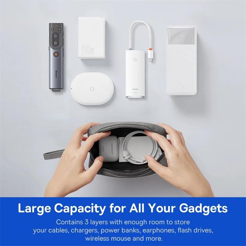 حقيبة محمولة مقاومة للماء لتخز - مراجعة Travel Accessories Organizer Bag وسعره